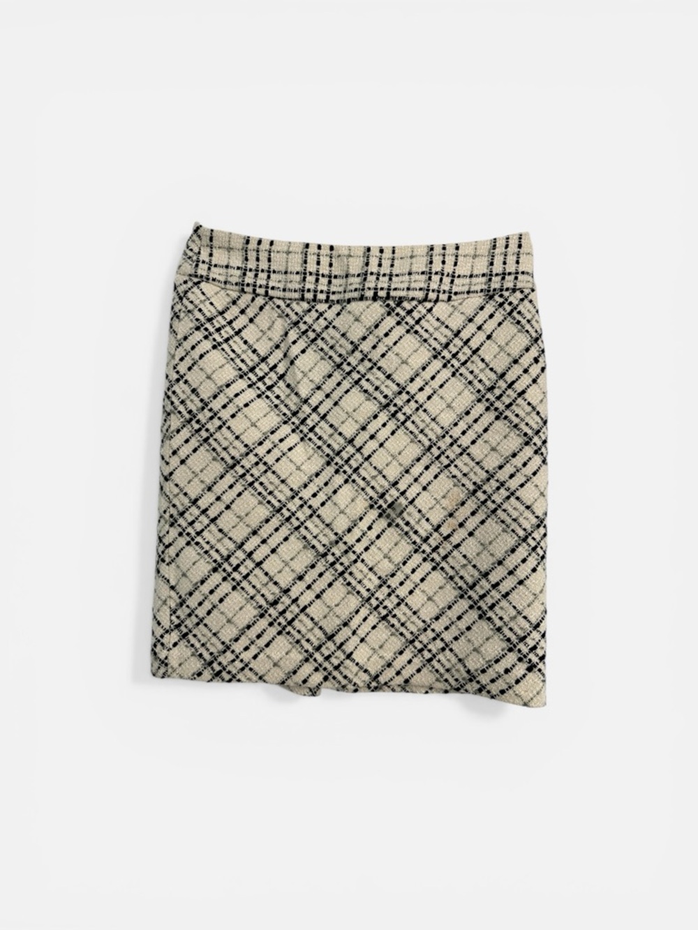 White House Black Market Plaid Pencil‎ Skirt, Office Wear Size 10